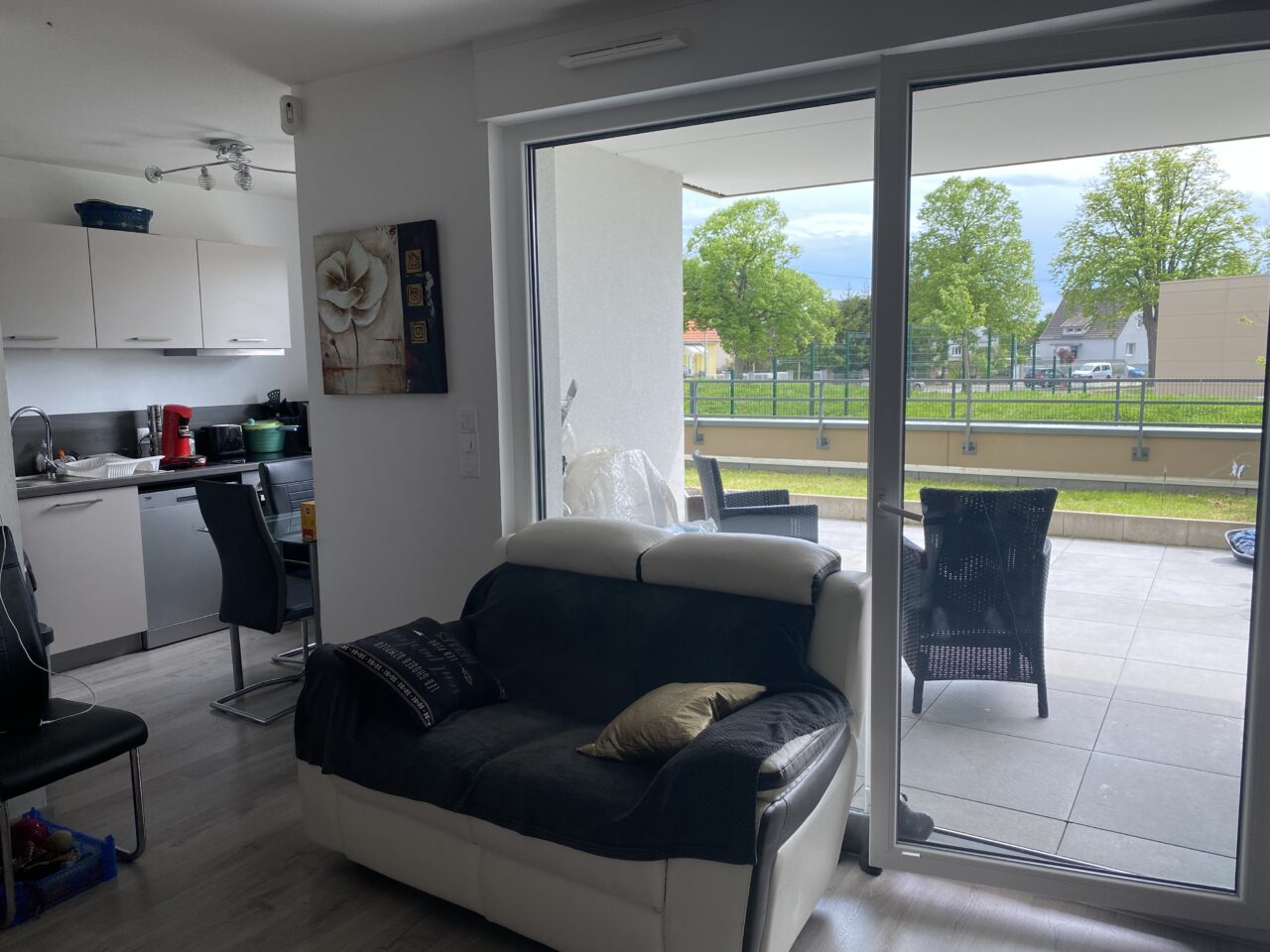 Haguenau, beau 3 pièces en rez de jardin