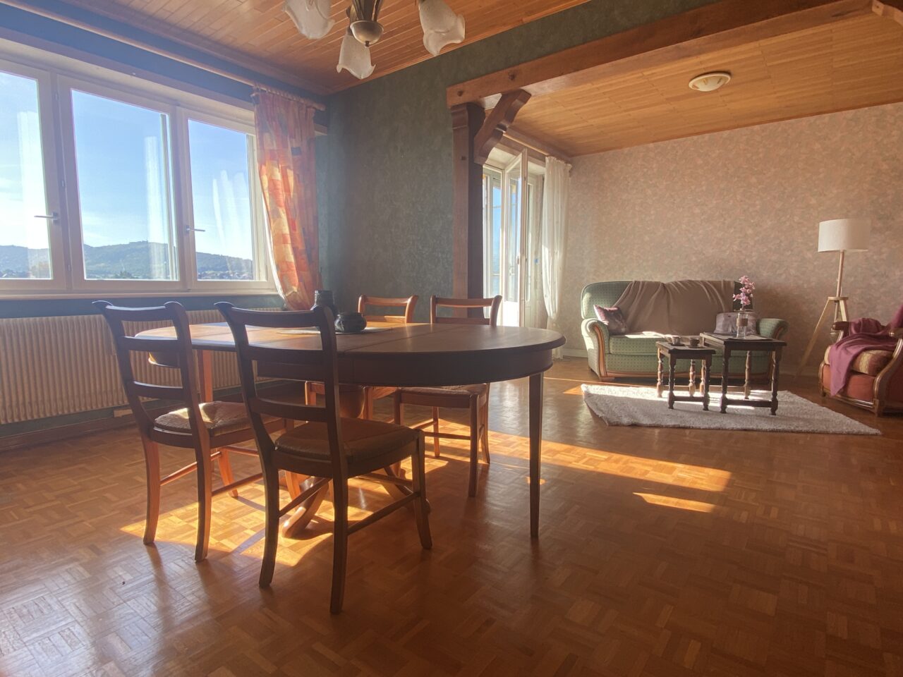 Saverne grand F3 de 84m2, balcon, garage, cave.