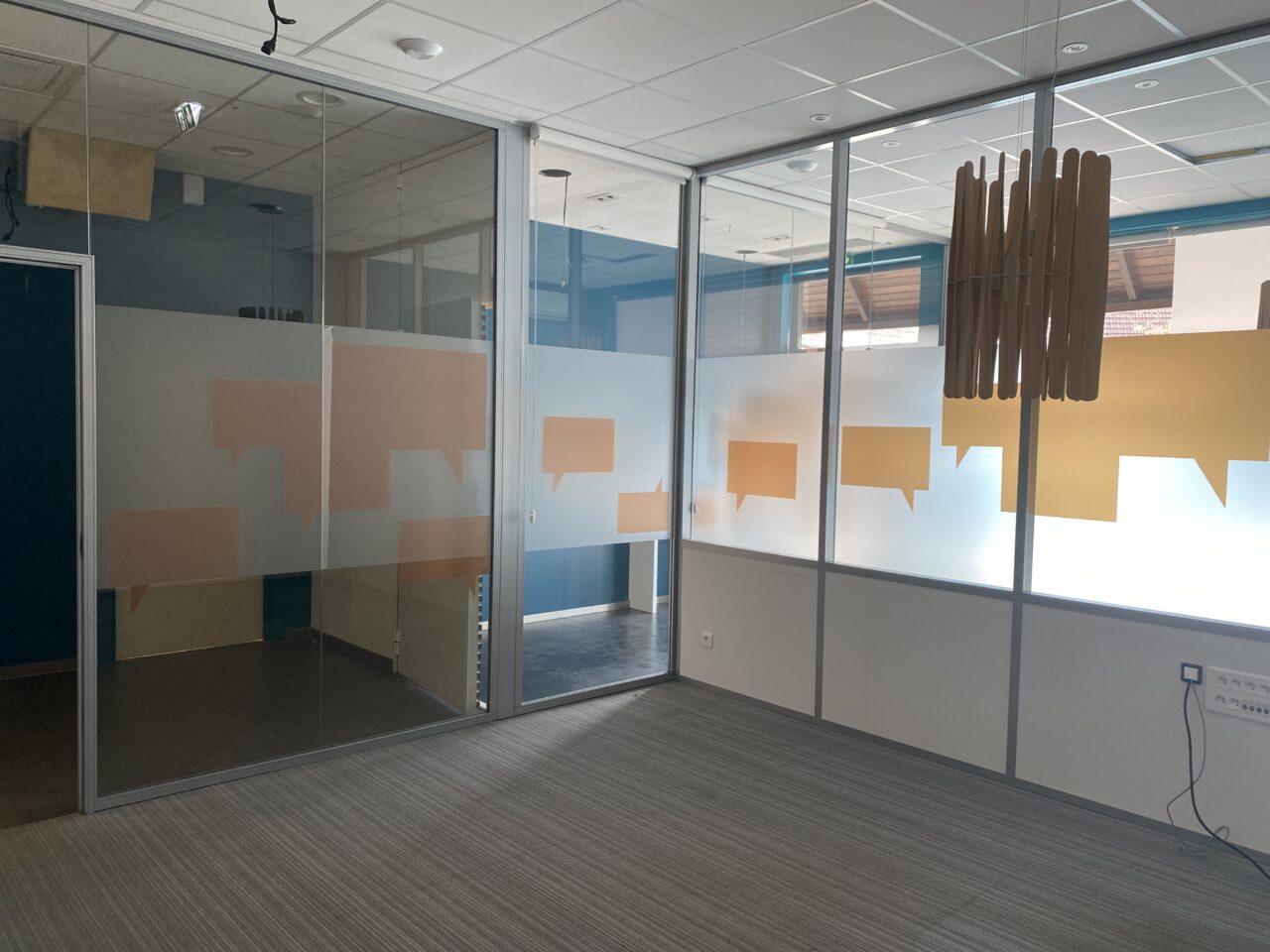 A louer à Betschdorf bureaux 79m2 avec vitrine
