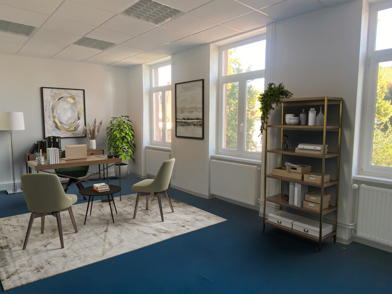 A louer, à Haguenau, bureaux 100m2 2ème étage, ascenseur proche théâtre