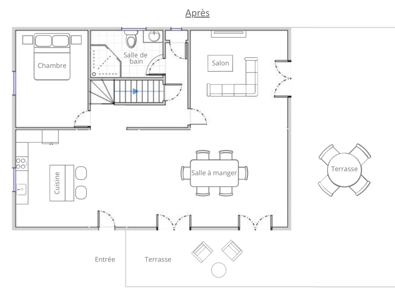 Gunstett, maison familiale, 5 chambres – 143 m² au sol – beau terrain de 7,1 ares