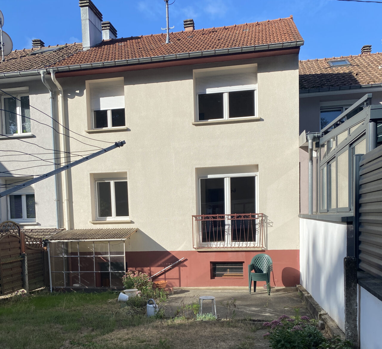 Haguenau, maison mitoyenne 87m2 sur 2,6 ares