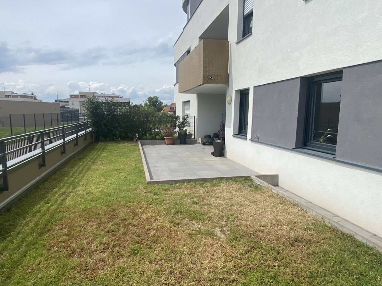 Haguenau, beau 3 pièces en rez de jardin