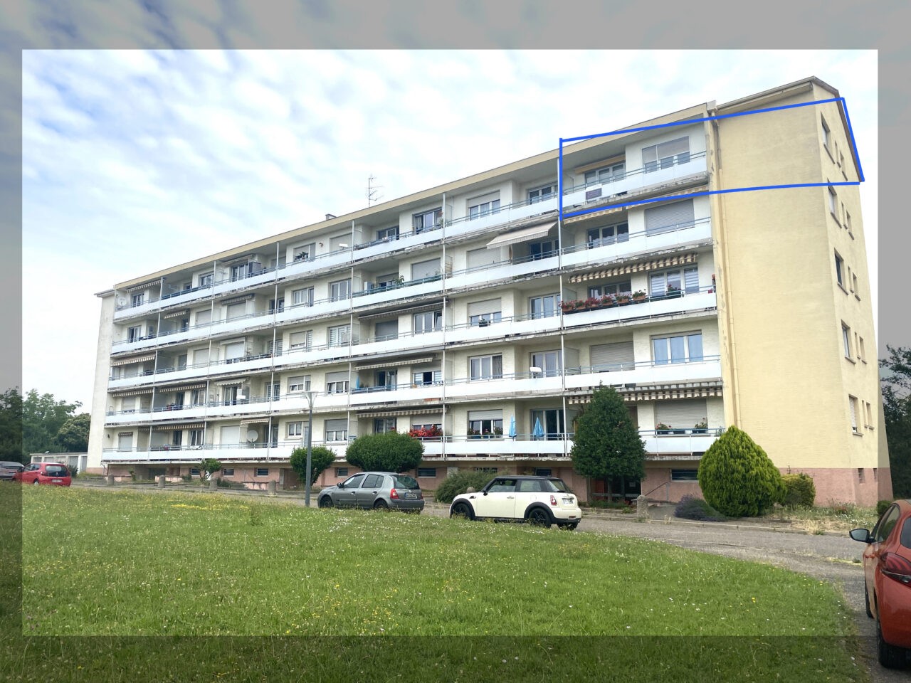 Saverne grand F3 de 84m2, balcon, garage, cave. VIDEO