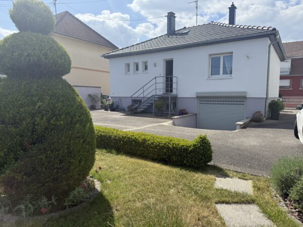 HAGUENAU MAISON DE PLAIN-PIED DE 70,95 M² AVEC JARDIN