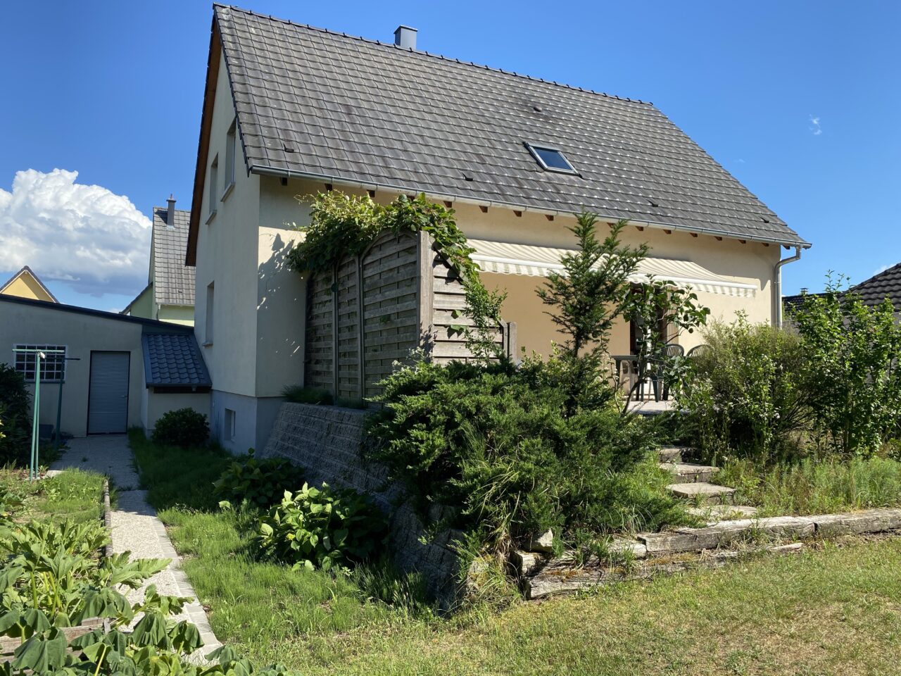 Haguenau, belle maison 7 pièces, terrasse, garage sur 5,4 a.