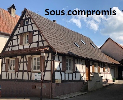 Betschdorf, maison alsacienne en très bon état avec dépendance